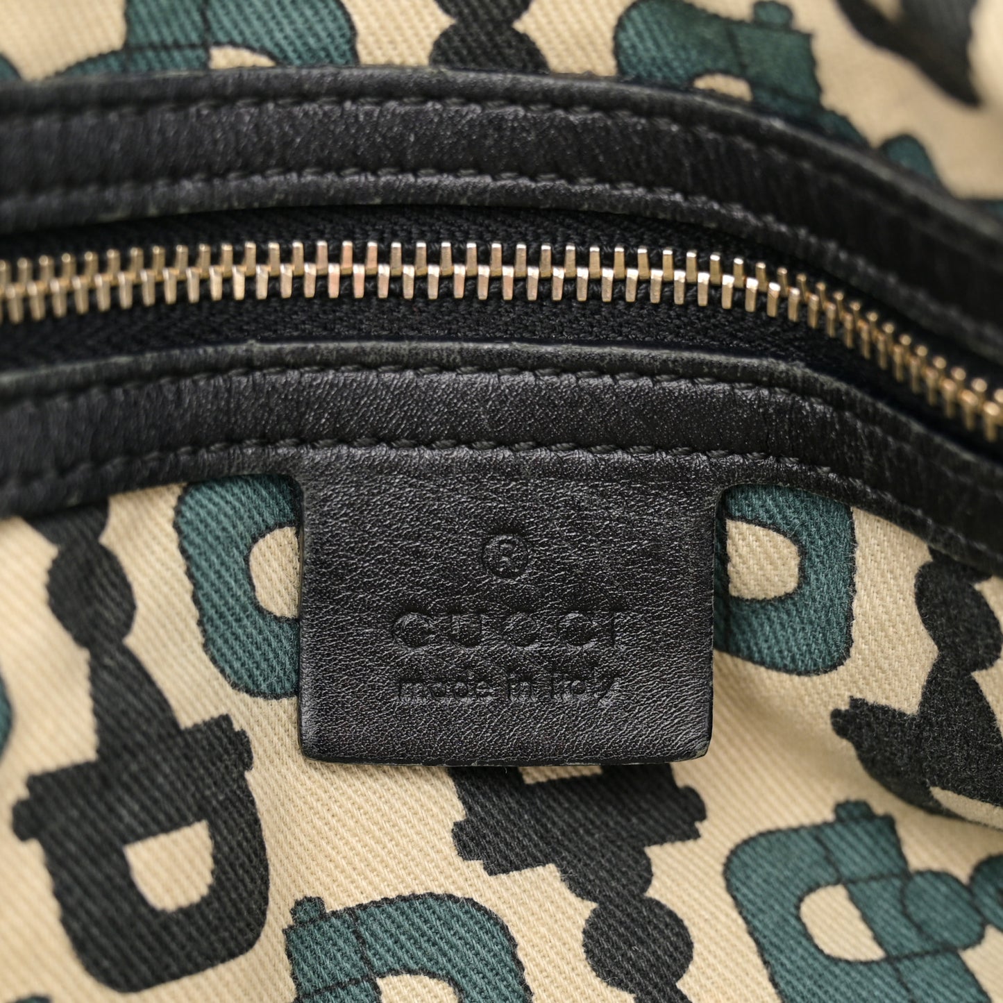 Guccissima Small Pelham Shoulder Bag Black