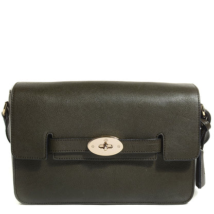 Mulberry Silky Nappa Bayswater Shoulder Bag Evergreen 1 of 12