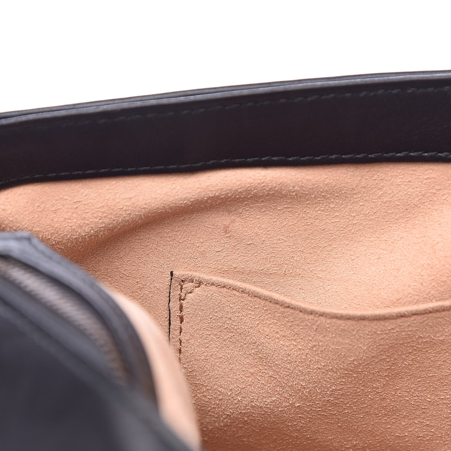Gucci Calfskin Matelasse Medium GG Marmont Shoulder Bag Black 15 of 16