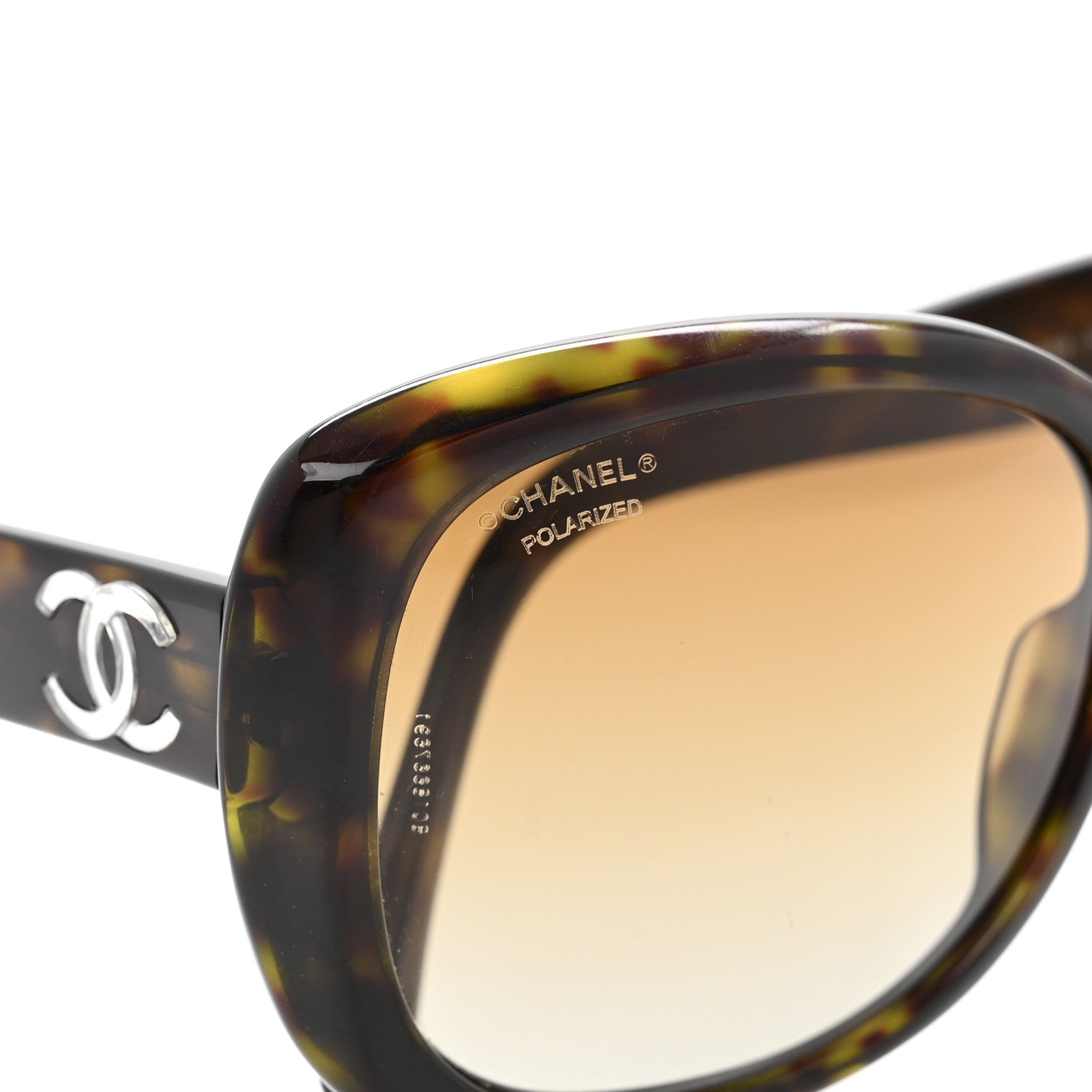 Chanel Acetate Polarized CC Sunglasses 5183 Tortoise 7 of 8