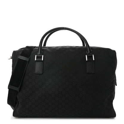 Gucci Nylon Monogram Large Duffle Bag Black 1 of 10