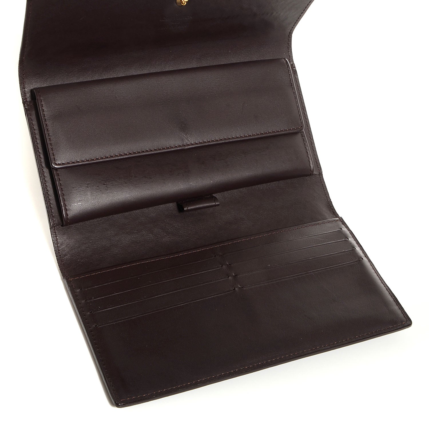 Louis Vuitton Vernis Porte Tresor International Wallet Amarante 5 of 8