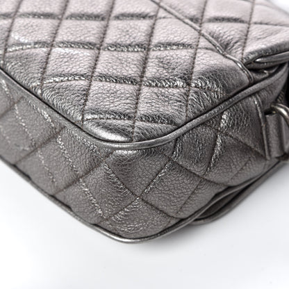 Chanel Metallic Calfskin Quilted Small Casual Rock Flap Silver 11 of 17