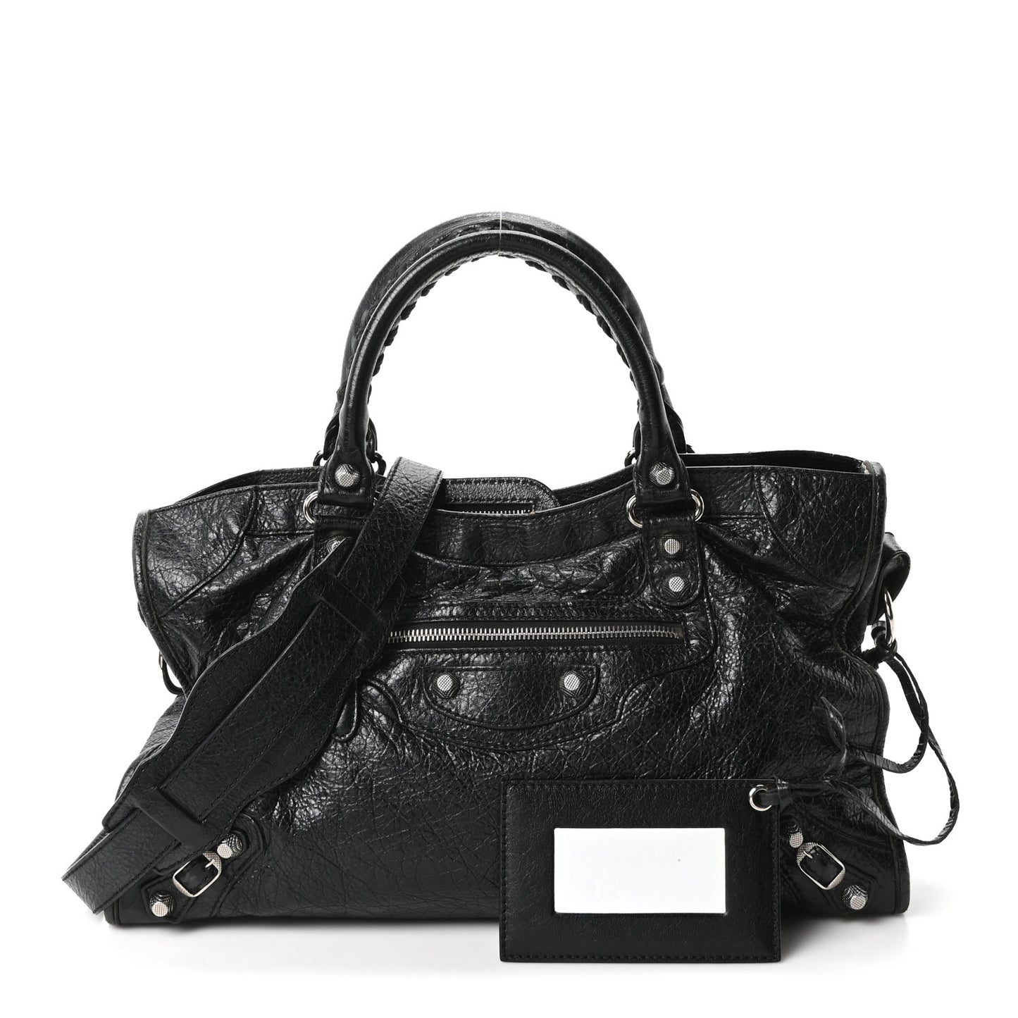 Agneau Giant 12 Silver Hardware City Black