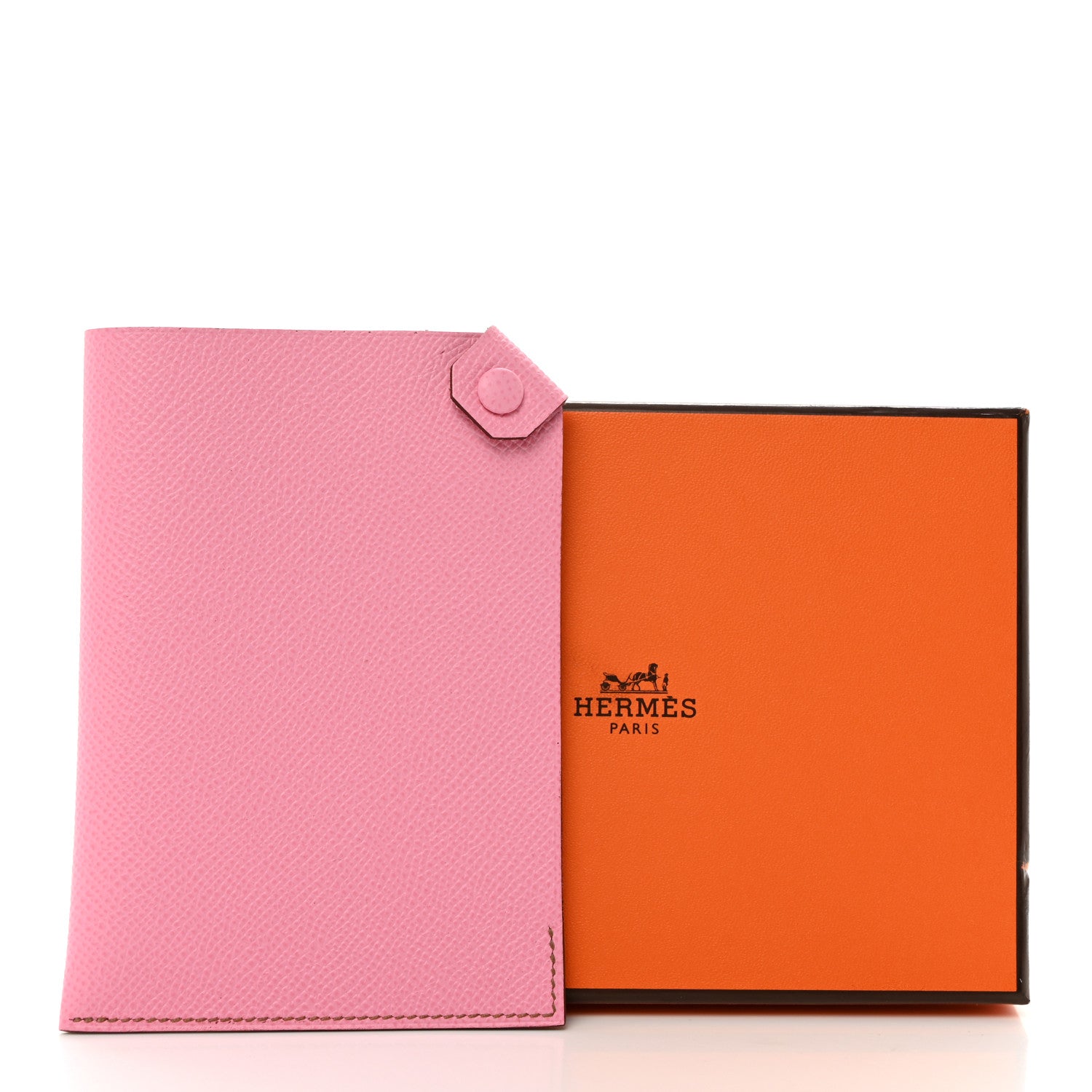 Hermes Epsom Tarmac PM Passport Holder 5P Pink 7 of 7