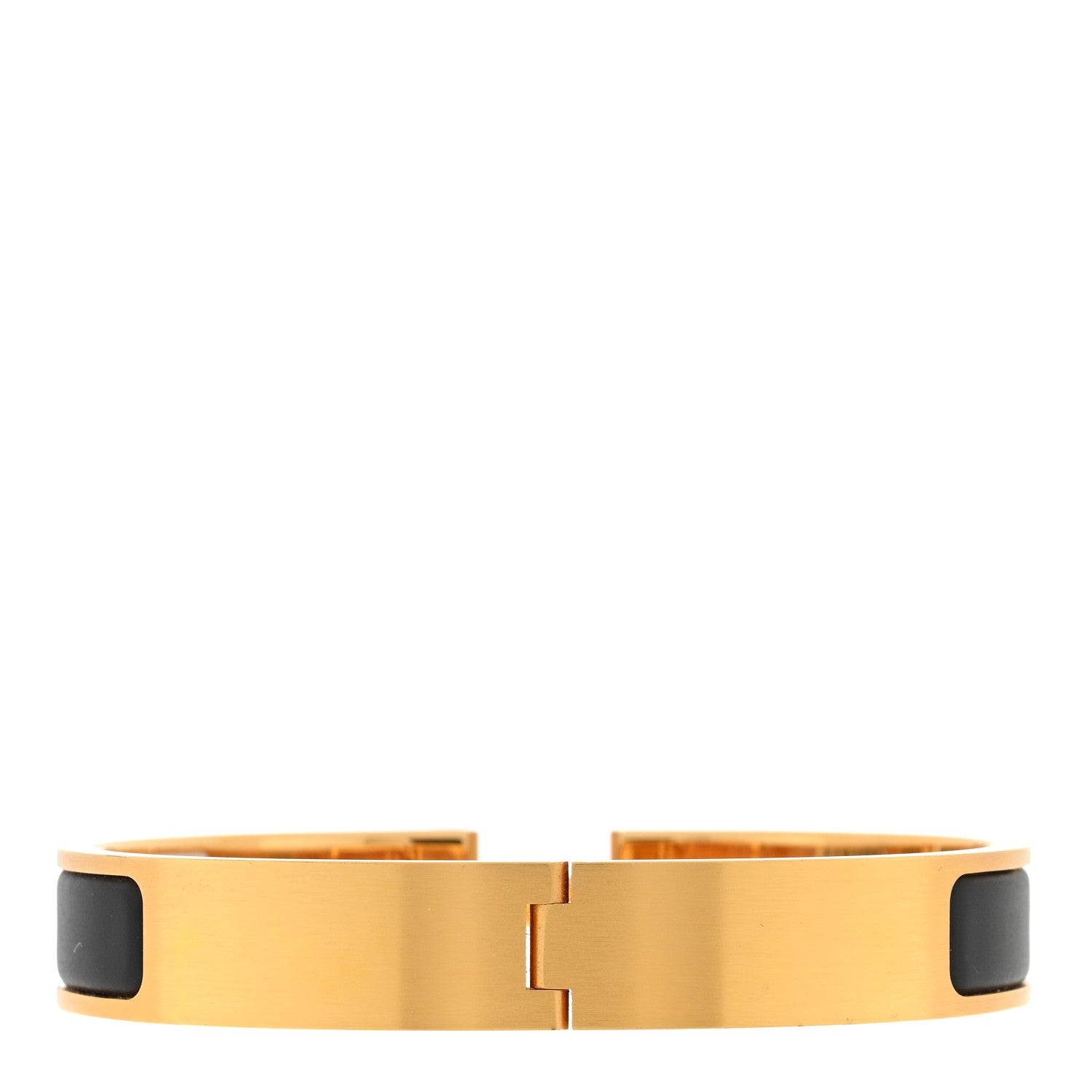 Hermes Enamel Narrow Clic Clac H Bracelet T6 Black 2 of 3