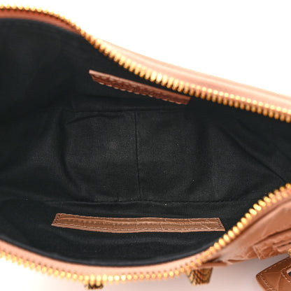 Balenciaga Extra Supple Calfskin Crocodile Embossed Le Cagole Shoulder Bag XS Nude Beige 6 of 11