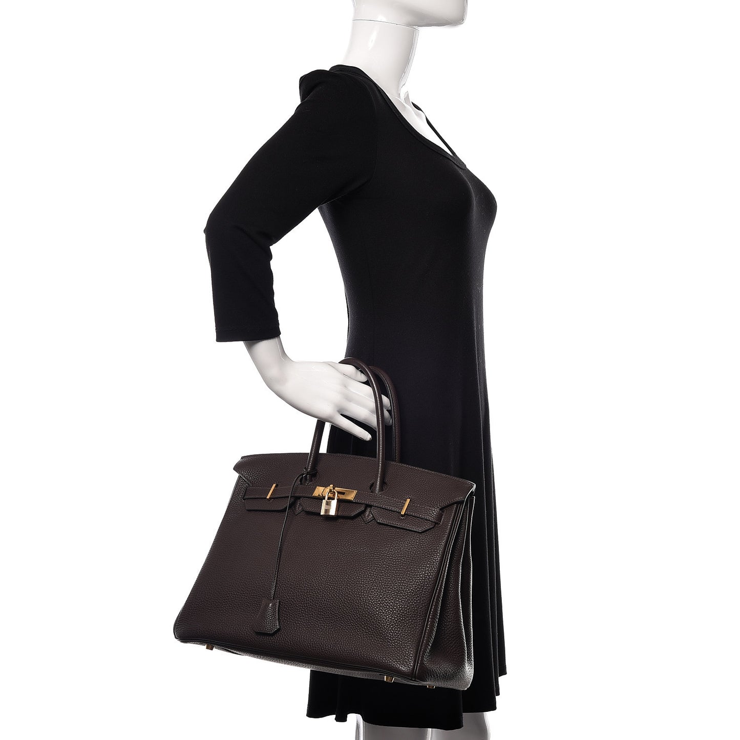 Togo Birkin 35 Chocolate