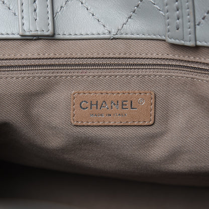 Chanel Grained Calfskin Small CC Pocket Tote Grey 6 of 17