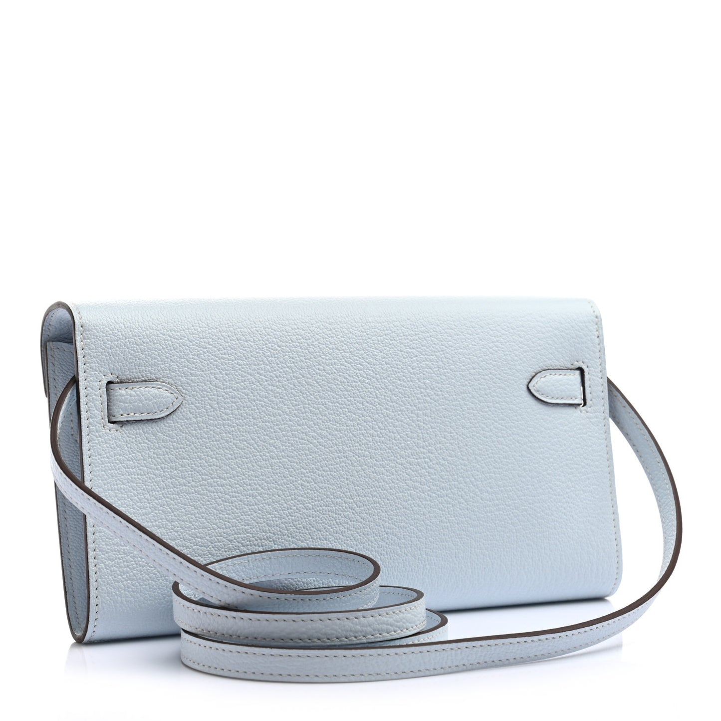 Chevre Mysore Kelly Wallet To Go Bleu Brume