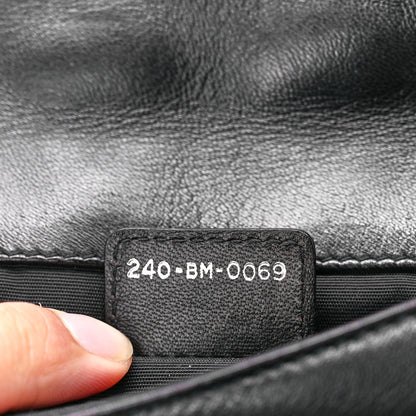 Christian Dior Lambskin Cannage Lady Dior Convertible Clutch Black 7 of 11