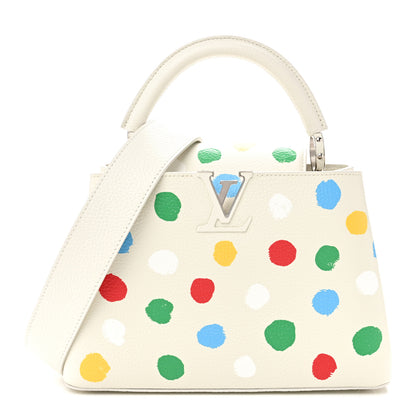 Louis Vuitton LV X YK Taurillon Capucines BB White 1 of 9
