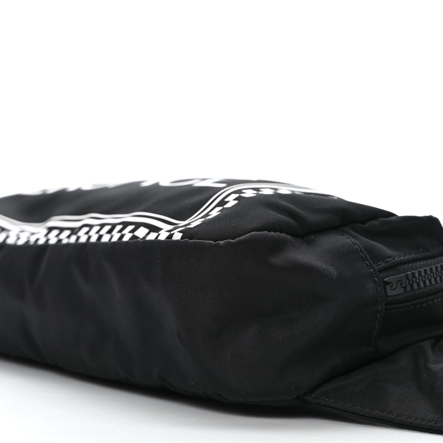 Versace Nylon Logo Two Tone Belt Bag Black 8 of 8