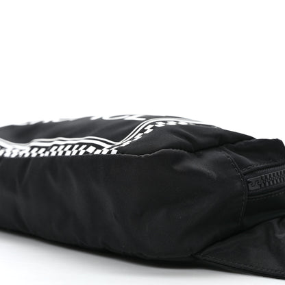 Versace Nylon Logo Two Tone Belt Bag Black 8 of 8