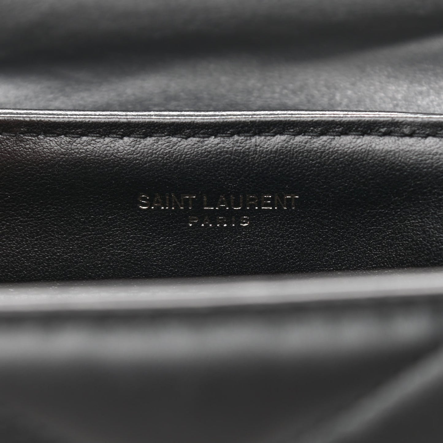 Calfskin Y Quilted Monogram Toy Loulou Crossbody Bag Black