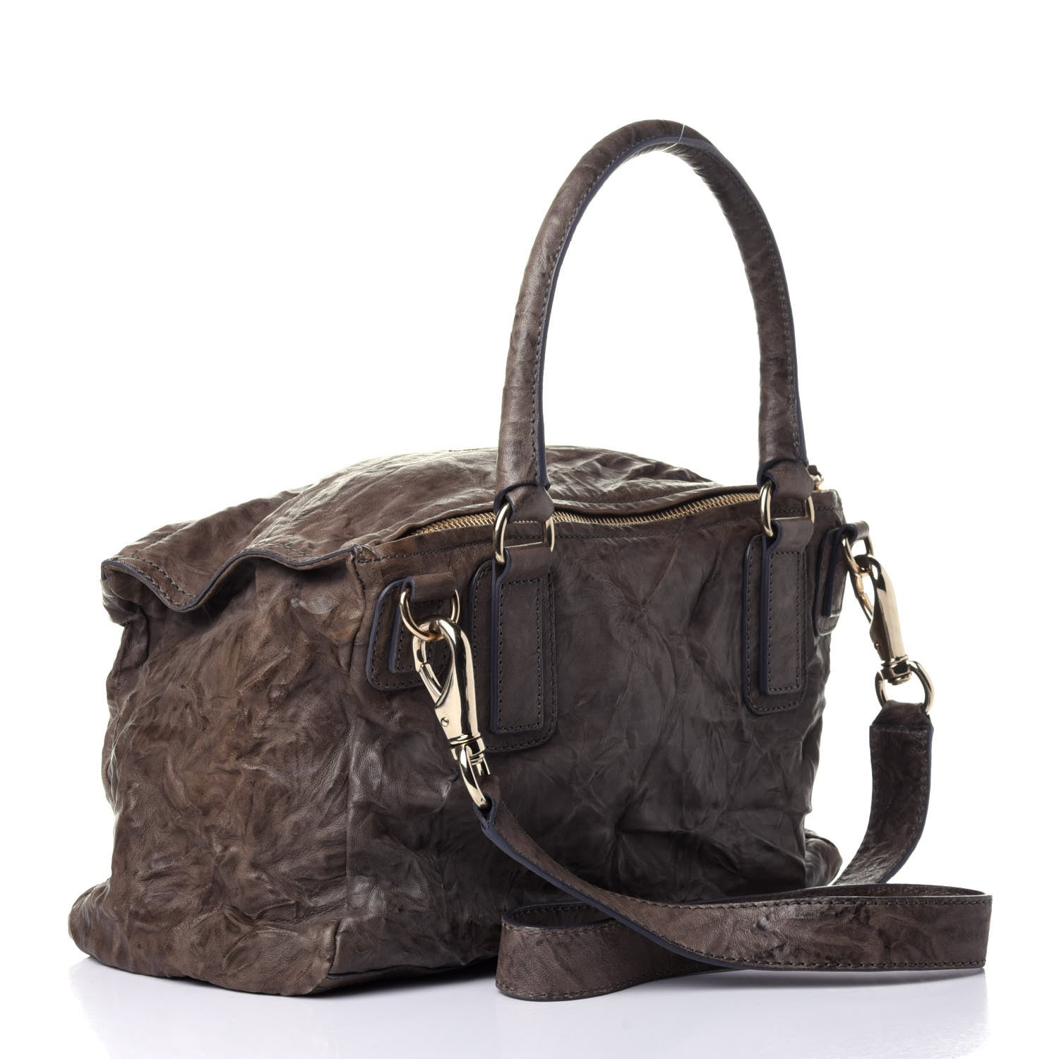 Givenchy Tumbled Sheepskin Medium Pandora Charcoal 2 of 9