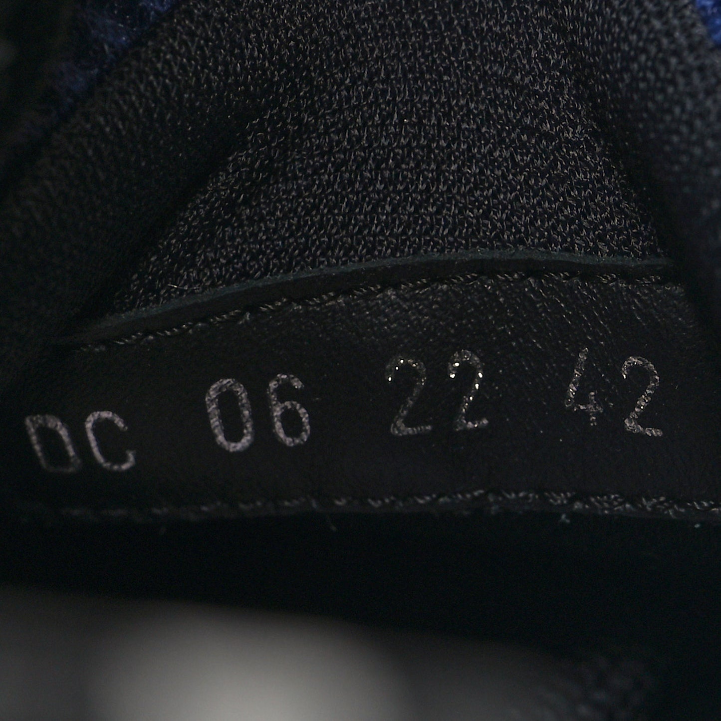 Technical Mesh Calfskin Mens B22 Sneakers 42 Silver Blue White