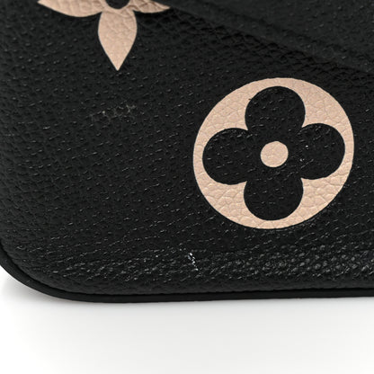 Louis Vuitton Empreinte Monogram Giant Felicie Pochette Black Beige 12 of 16