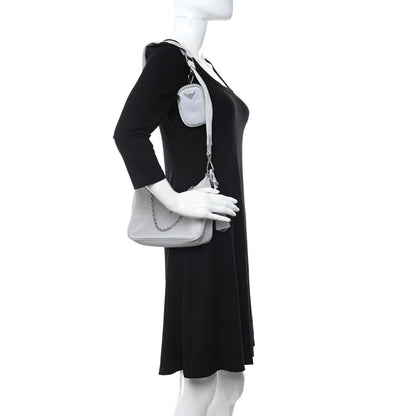 Prada Re-Nylon Saffiano Re-Edition 2005 Shoulder Bag Fiordaliso 3 of 11