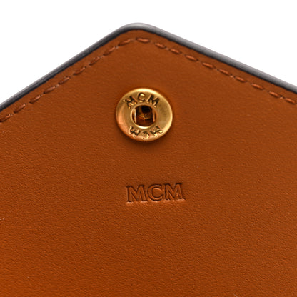 MCM Lauretos Nappa Himmel Continental Pouch Oatmeal 6 of 7