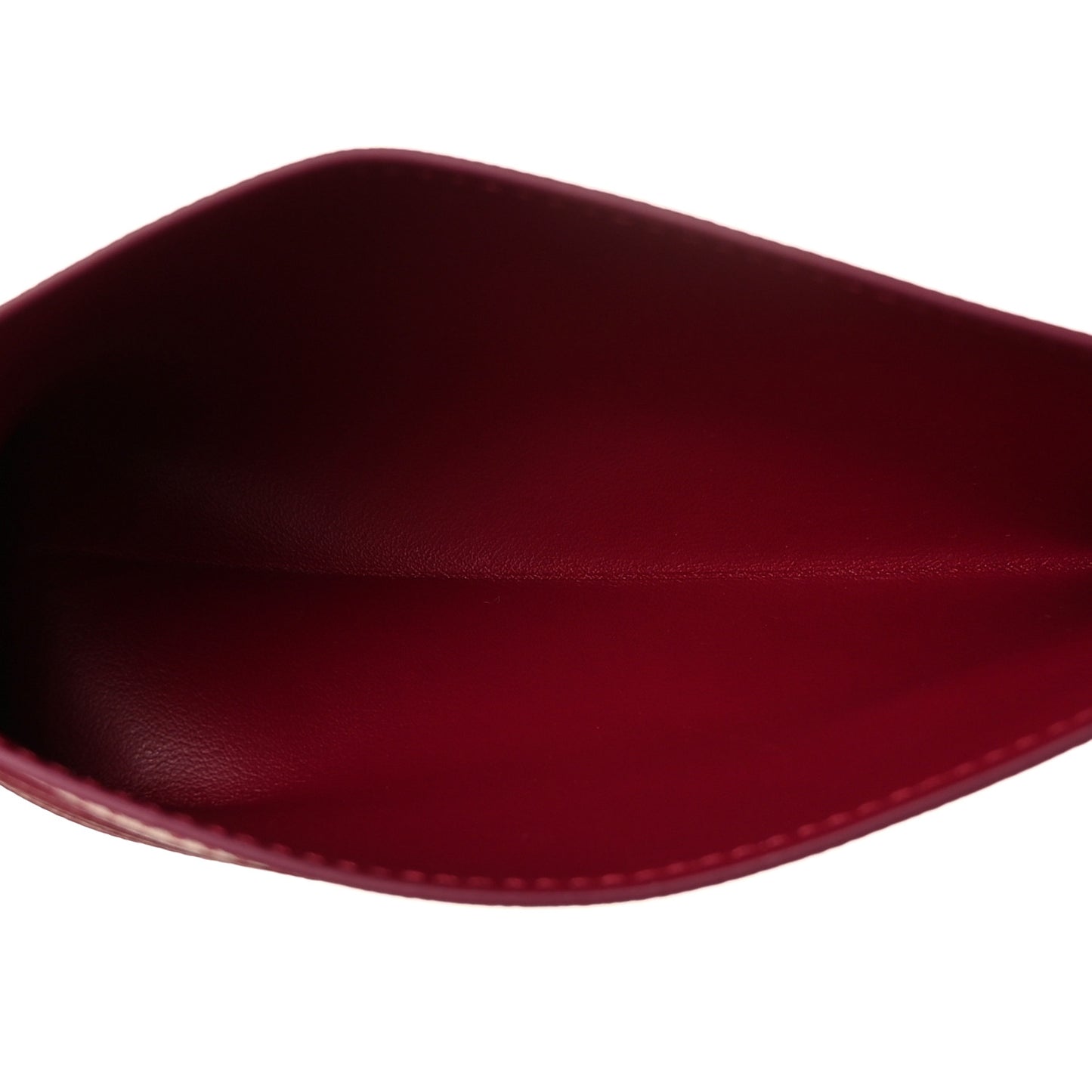 Calfskin Felicie Card Holder Insert Fuchsia