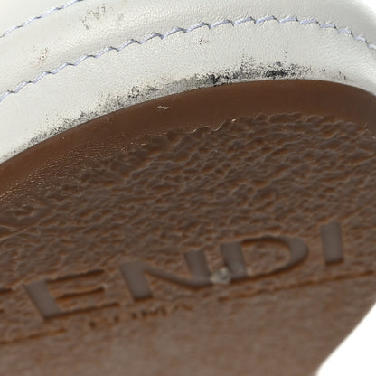 Fendi Vitello Womens Fendigraphy Slide Sandals 36 White Ice 8 of 8