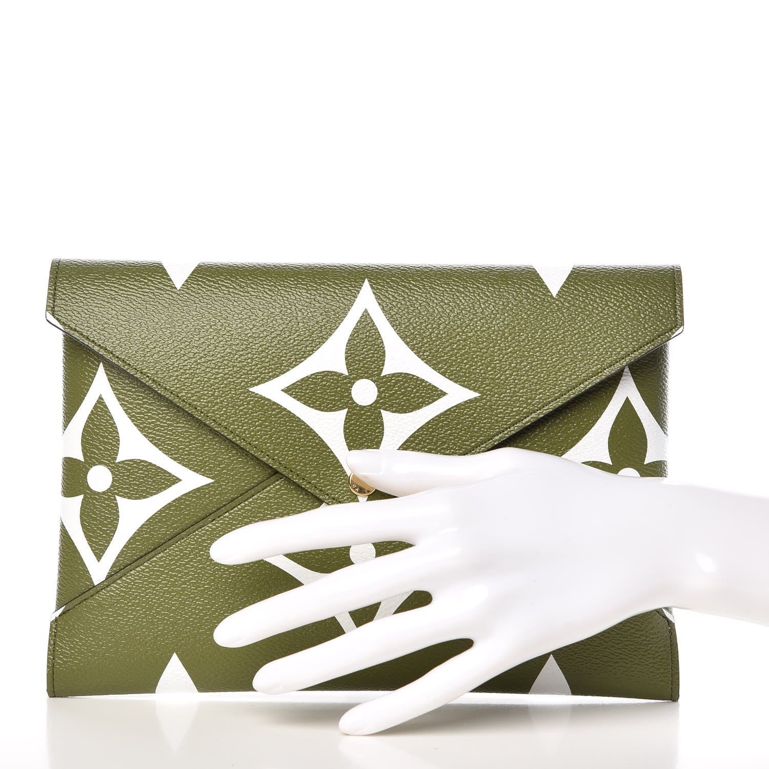Louis Vuitton Monogram Giant Large Kirigami Pochette Kaki 2 of 7