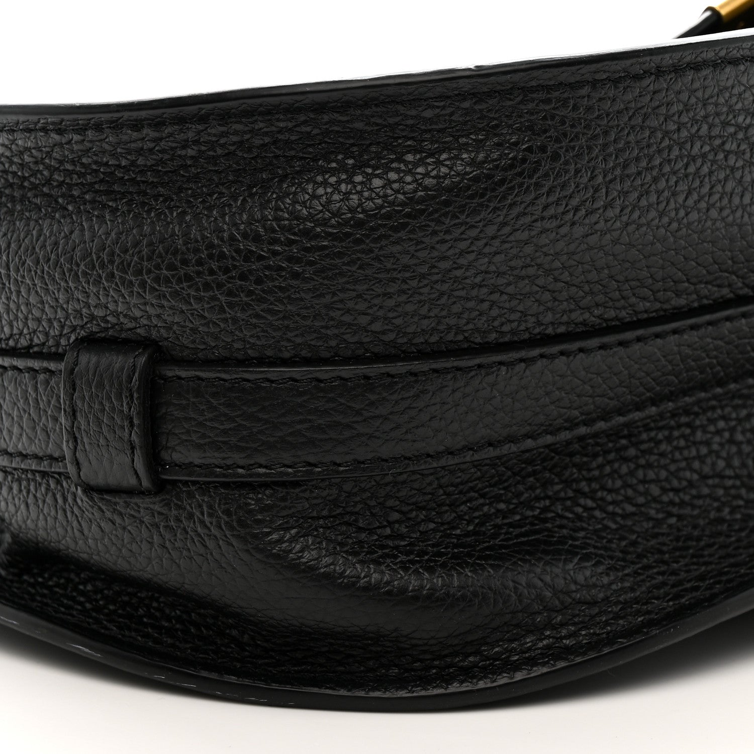 Chloe Calfskin Medium Marcie Round Crossbody Bag Black 9 of 13