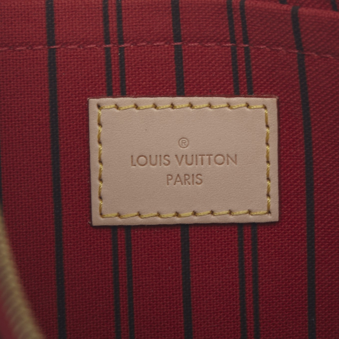Louis Vuitton Monogram Neverfull MM GM Pochette Cherry 6 of 9
