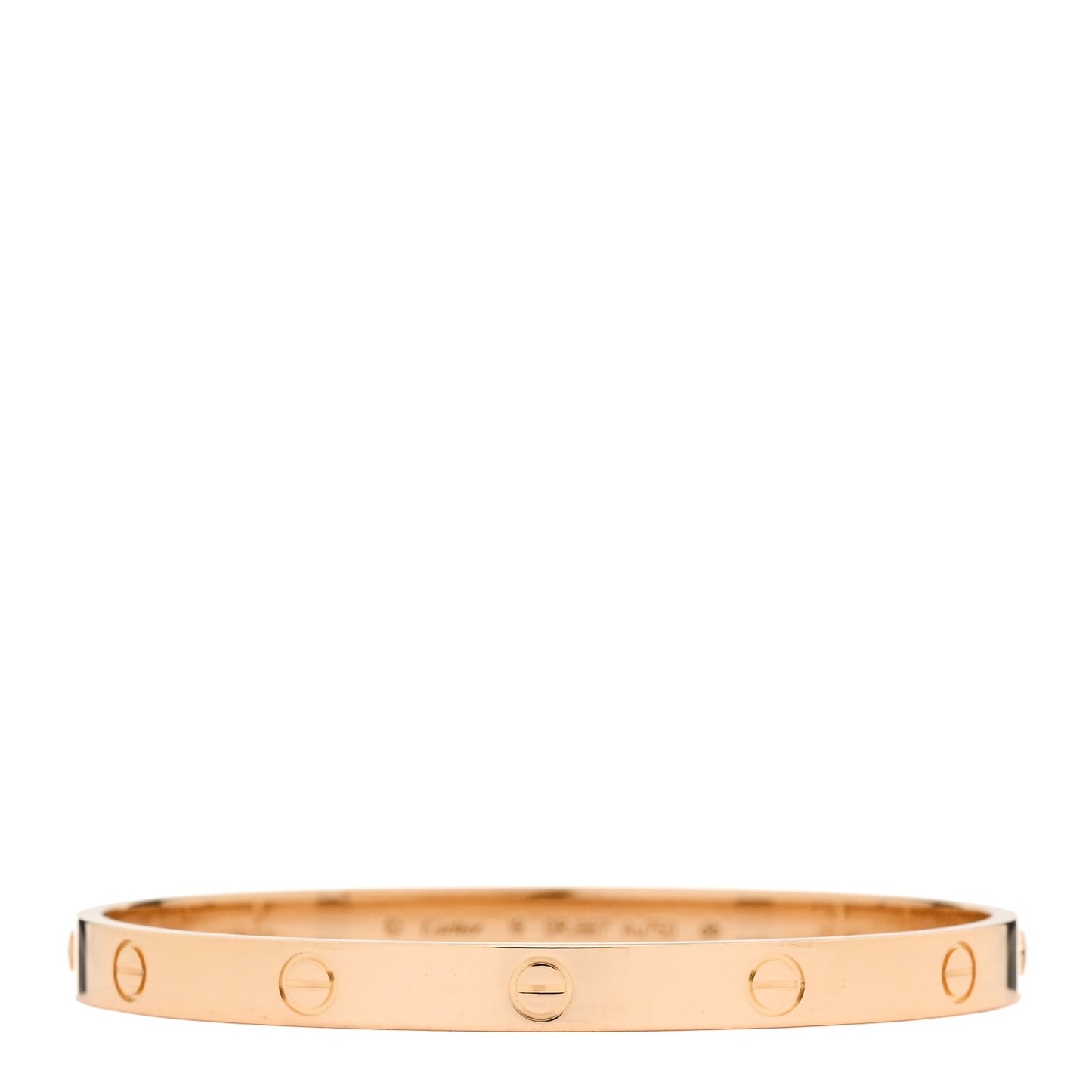 18K Yellow Gold LOVE Bracelet 19