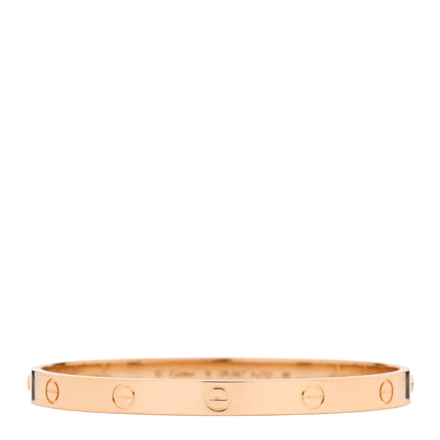 Cartier 18K Yellow Gold LOVE Bracelet 19 1 of 8