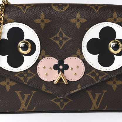 Louis Vuitton Monogram Valentine Dog Pochette Felicie Chain Wallet 10 of 10