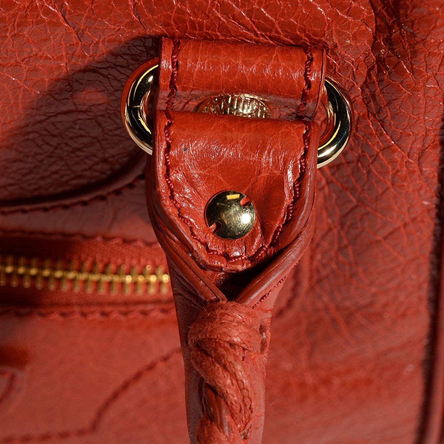 Agneau Giant 12 Gold Hardware S Sunday Tote Rouge Ambre