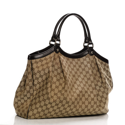 Gucci Monogram Large Sukey Tote Dark Brown 3 of 7