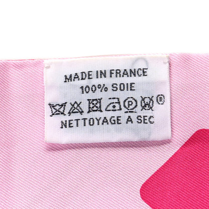 Hermes Silk Les Coupes Tattoo Twilly Rose Vif Rose Pale 3 of 4