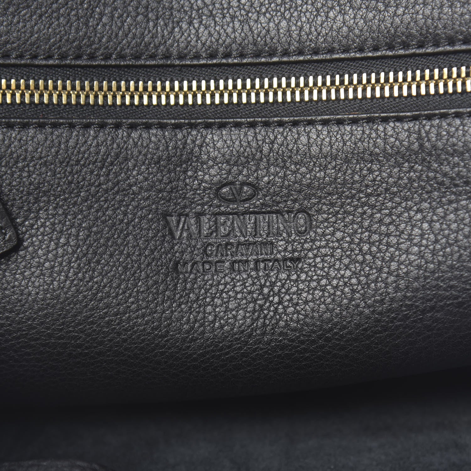 Valentino Garavani Pebbled Calfskin Large Rockstud Flip-Lock Messenger Bag Black 6 of 9
