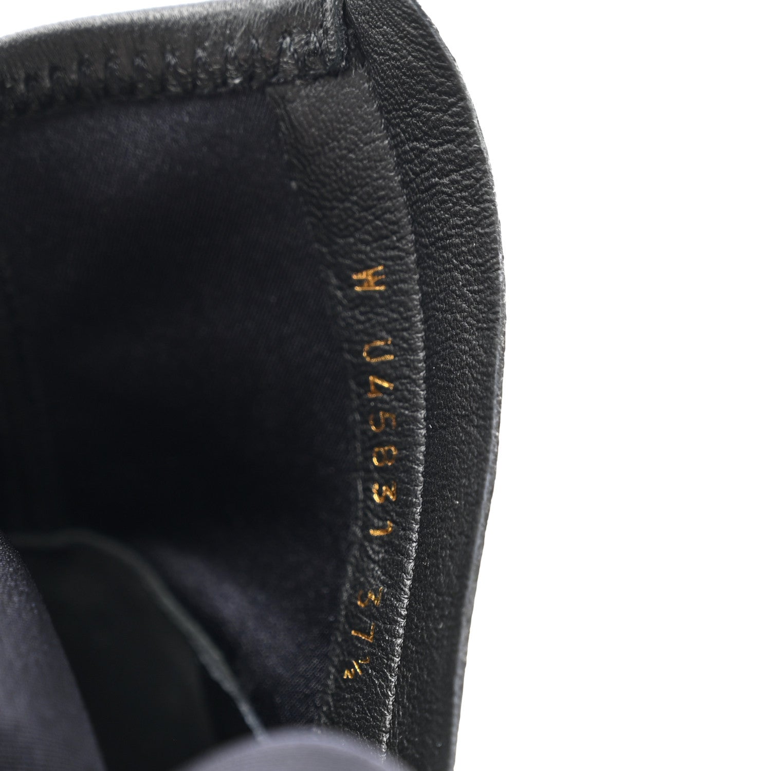 Chanel Stretch Lambskin Cap Toe CC Short Boots 37.5 Black 9 of 10