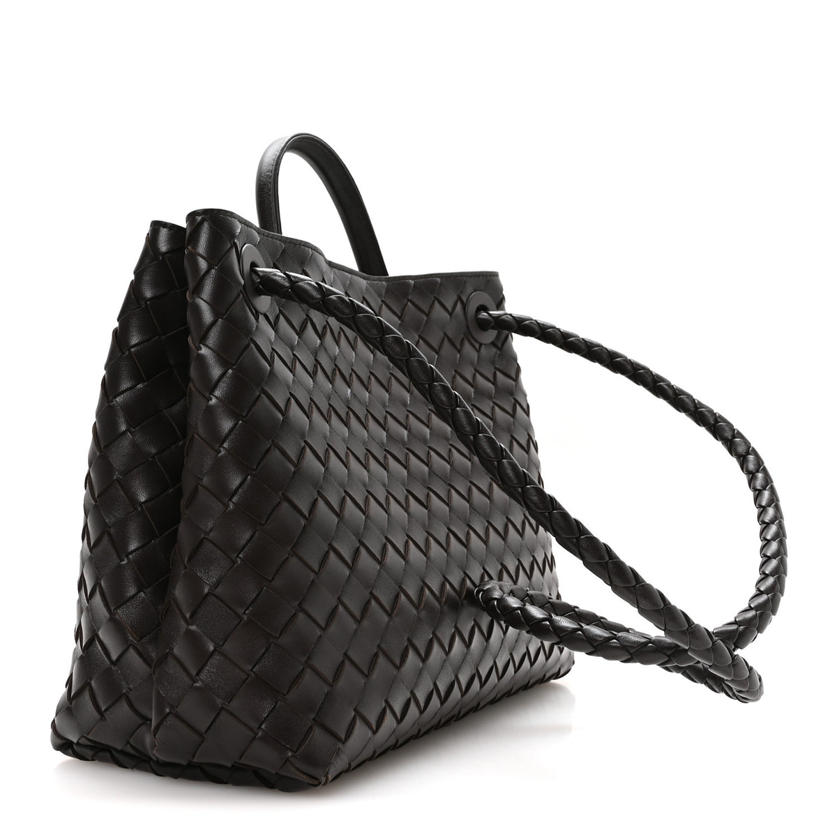 Bottega Veneta Nappa Intrecciato Medium Andiamo Shoulder Bag Fondant 3 of 10