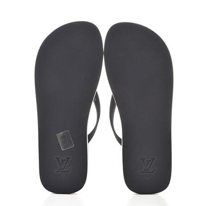 Louis Vuitton Rubber Mens Molitor Thong Sandals 10 Marine Rouge 5 of 7