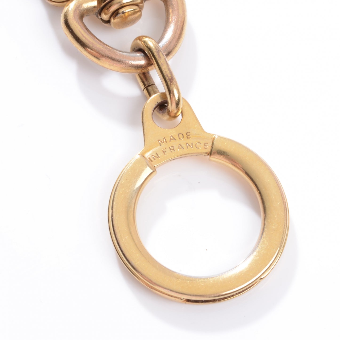 Gold Pochette Extender Key Ring