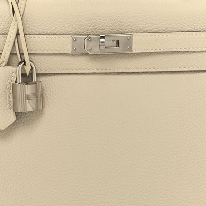 Hermes Togo Kelly Retourne 25 Craie 8 of 13