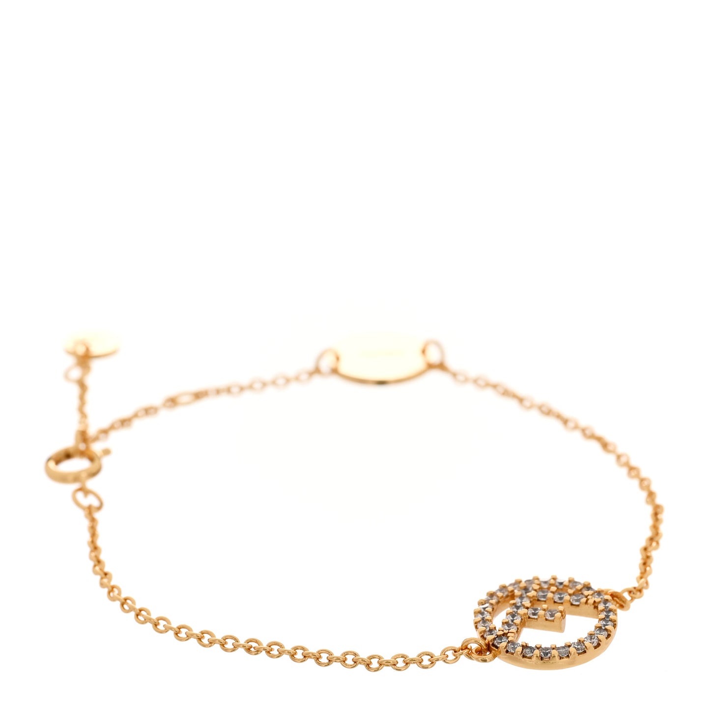 Metal Crystal F is Fendi Bracelet Gold