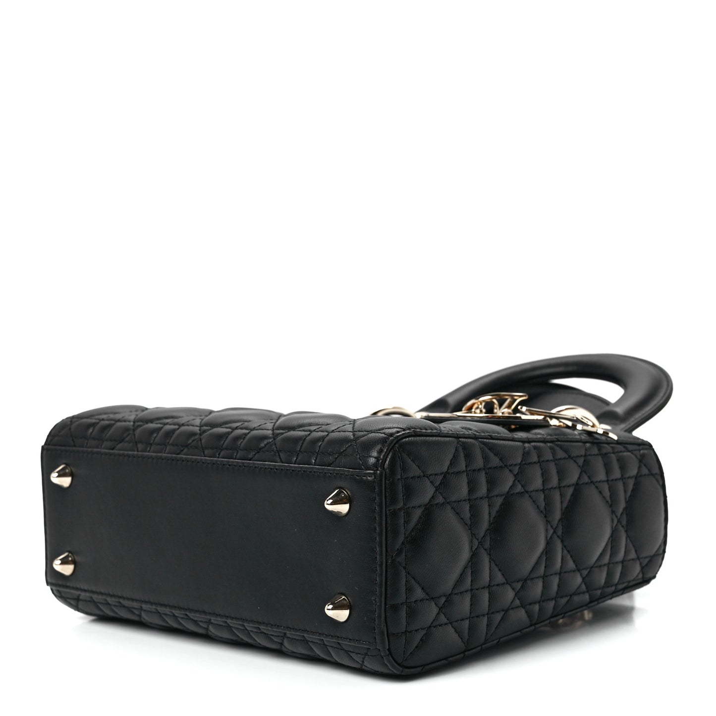 Lambskin Cannage Small My ABCDior Lady Dior Black