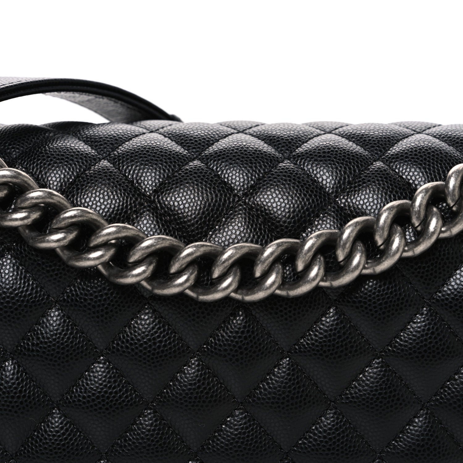 Chanel Caviar Quilted New Medium Boy Flap Black 7 of 10