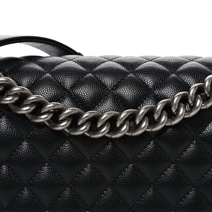 Chanel Caviar Quilted New Medium Boy Flap Black 7 of 10