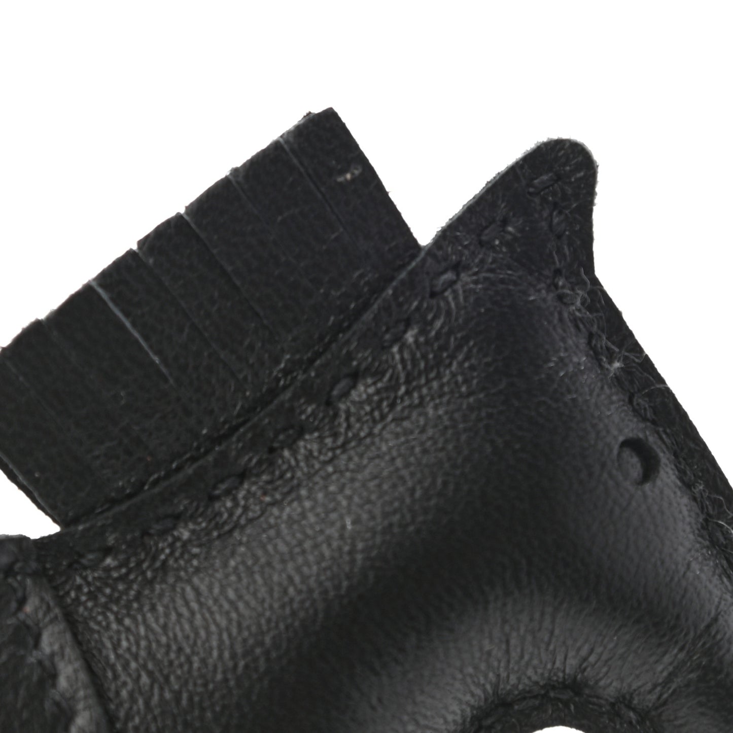 Milo Lambskin Grigri Rodeo Horse Bag Charm PM So Black