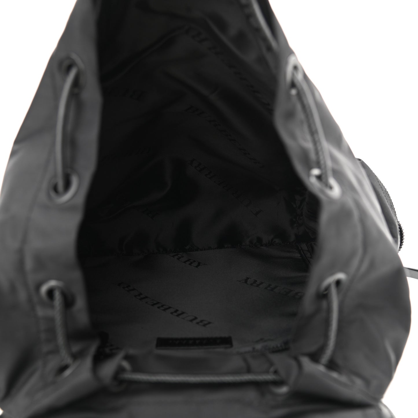 Technical Nylon Large Rucksack Backpack Black