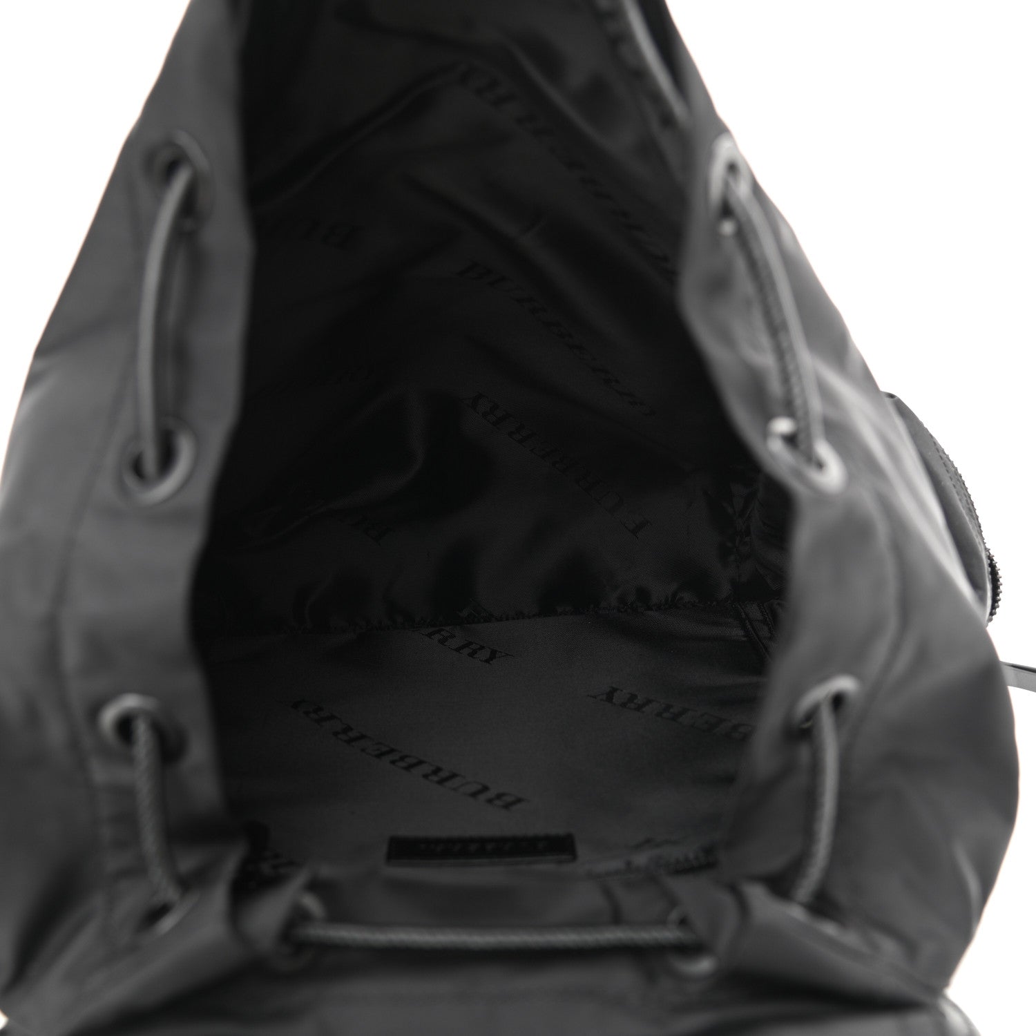 Burberry Technical Nylon Large Rucksack Backpack Black 5 of 9