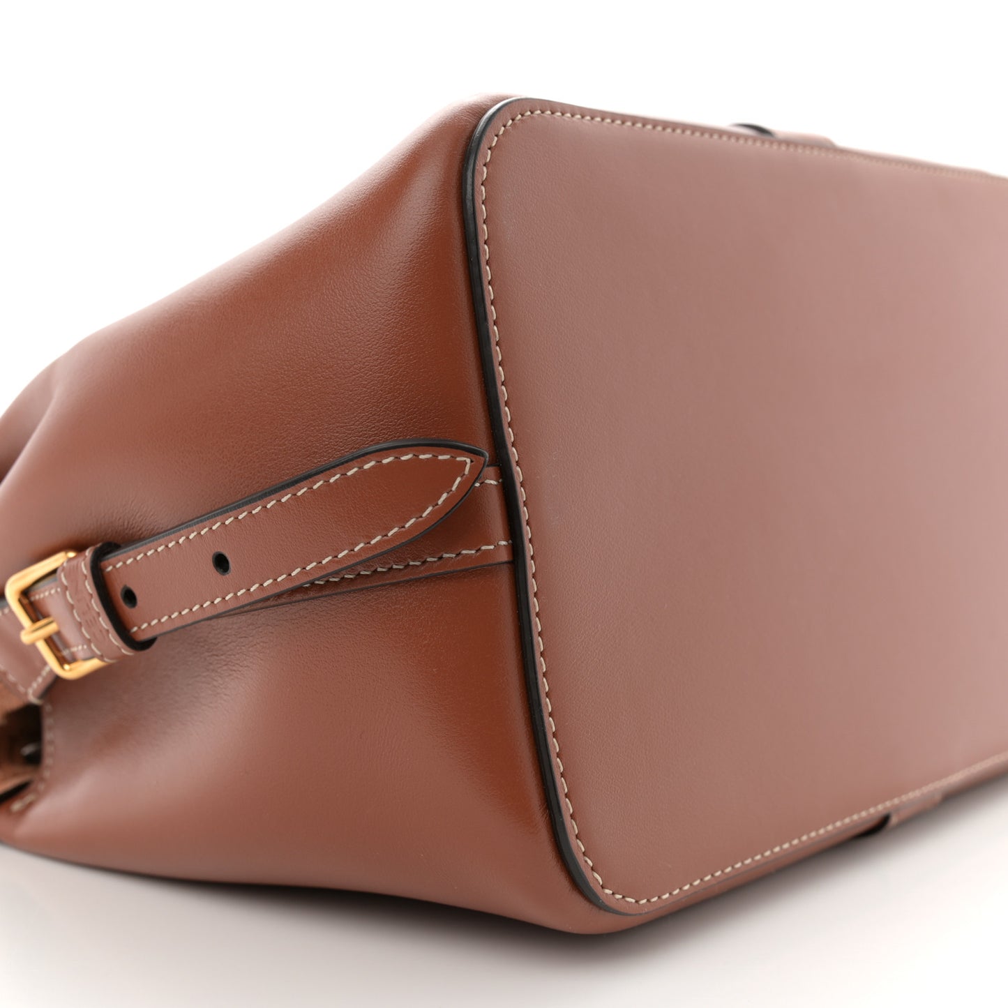 Calfskin Small Cabas De France Tan