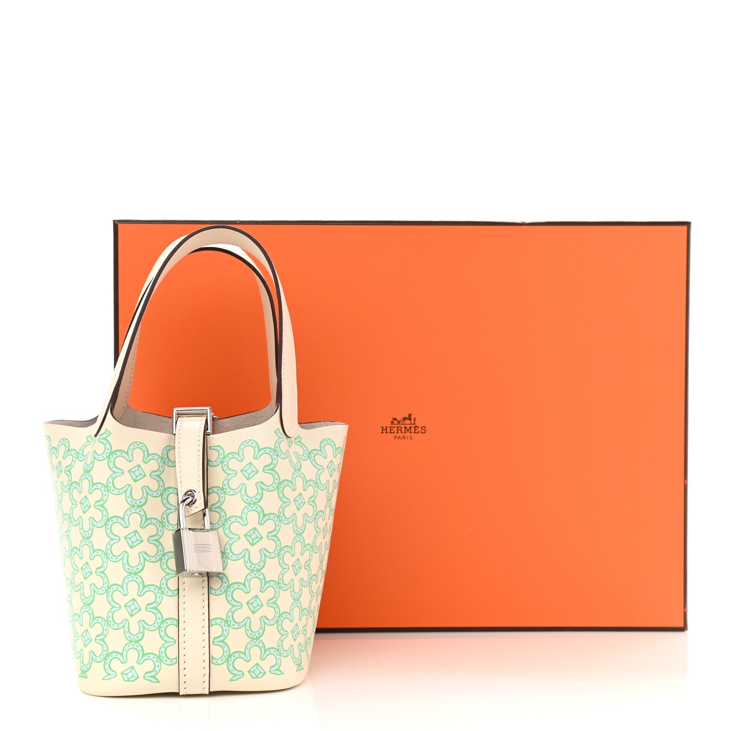 Hermes Swift Micro Lucky Daisy Picotin Lock Nata Vert 11 of 11